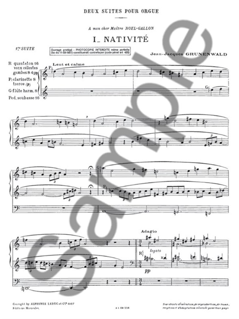 Jean-Jacques Grunenwald: Suite No.1